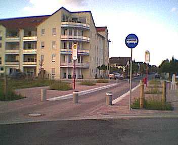 Busschleuse im Südteil des Brüsseler Rings Richtung Esch III